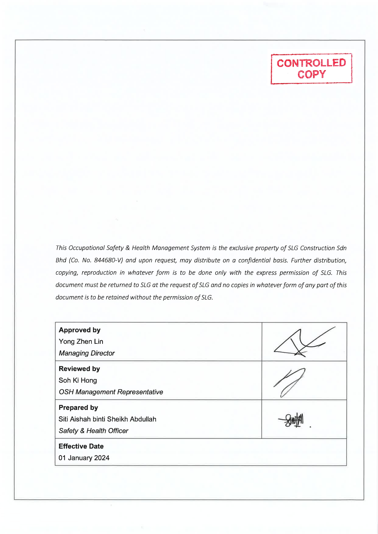 OSH Manual Page 2